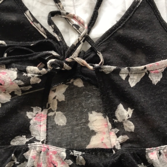 Aeropostale Flower Backless Shirt/Dress - Picture 4 of 5